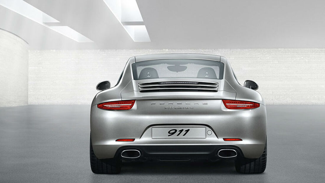 Detail, auspuff, Porsche 911 Carrera 991