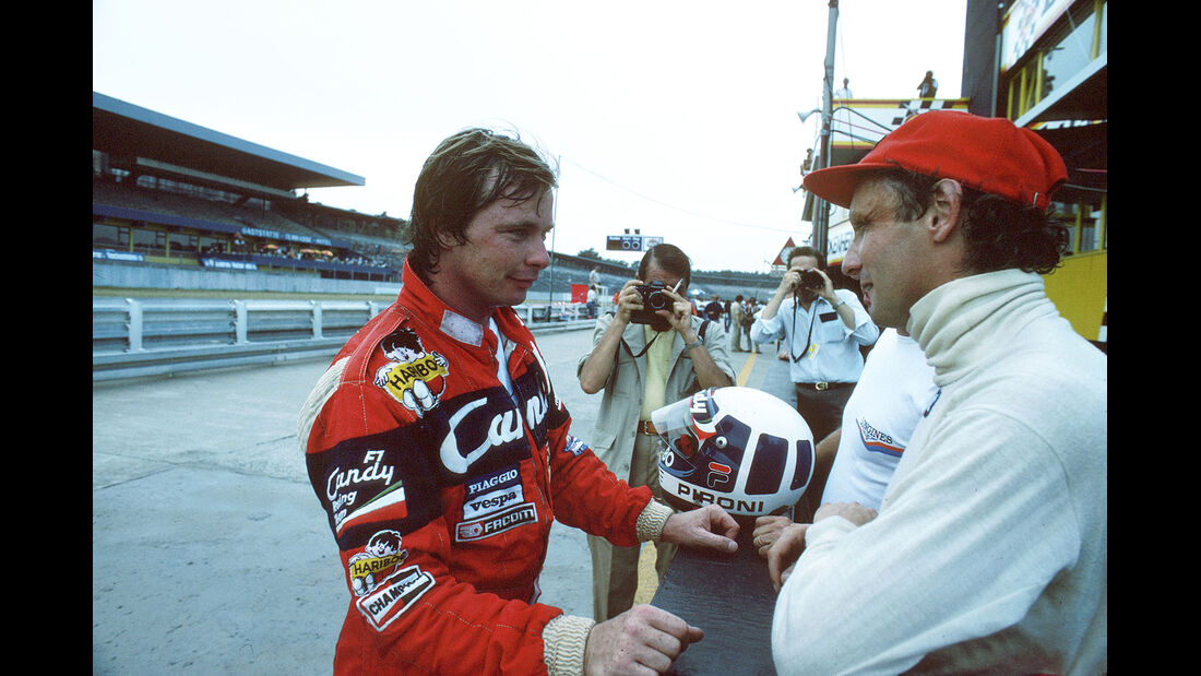 Didier Pironi Niki Lauda 1982