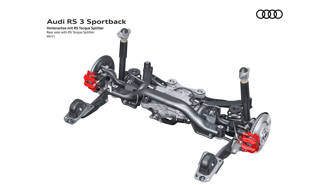 Die Torque-Split-Technik des neuen Audi RS 3.