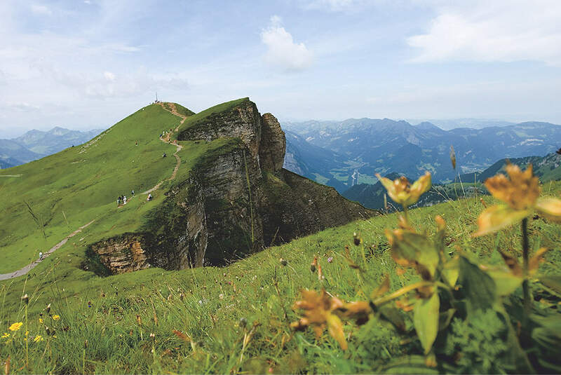 Diedamskopf mit Gipfelkreuz, AU-Schoppernau