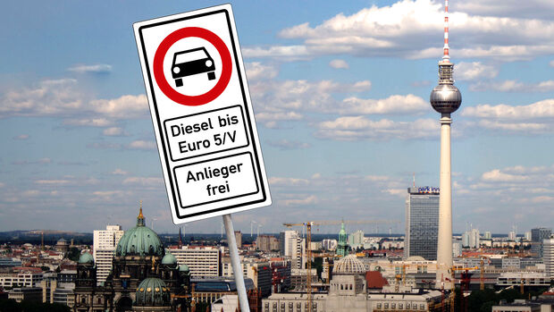 Diesel Fahrverbot Euro 5 Berlin Schild