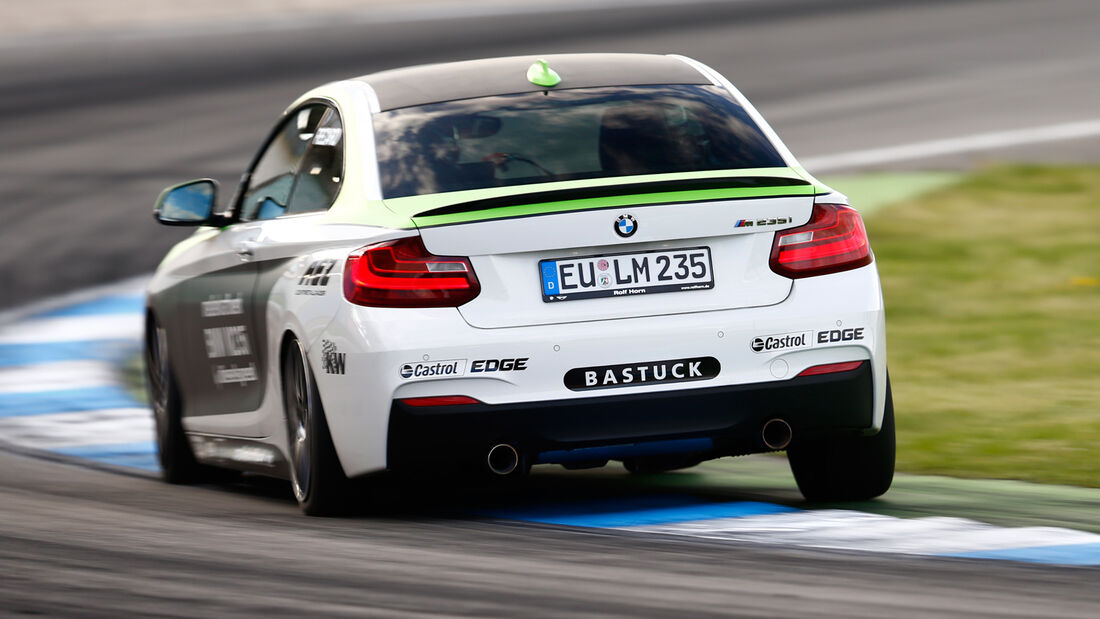 Dieselspeed-BMW M235i, Heckansicht