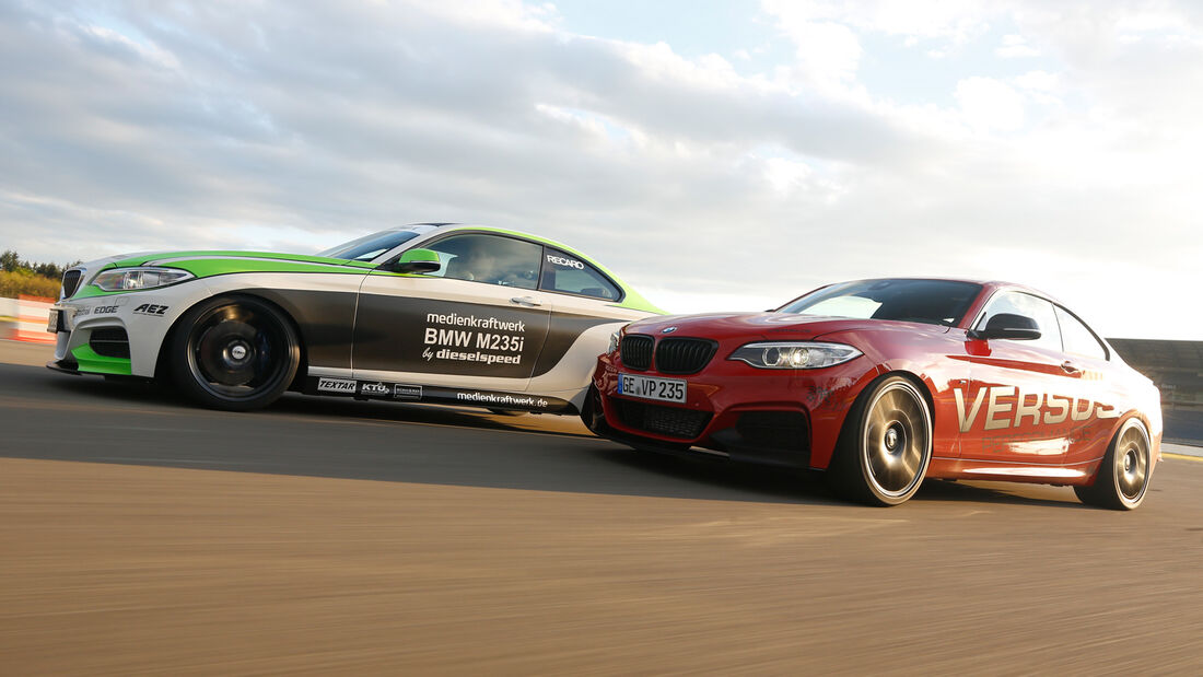 Dieselspeed-BMW M235i, Versus-BMW M235i, Seitenansicht