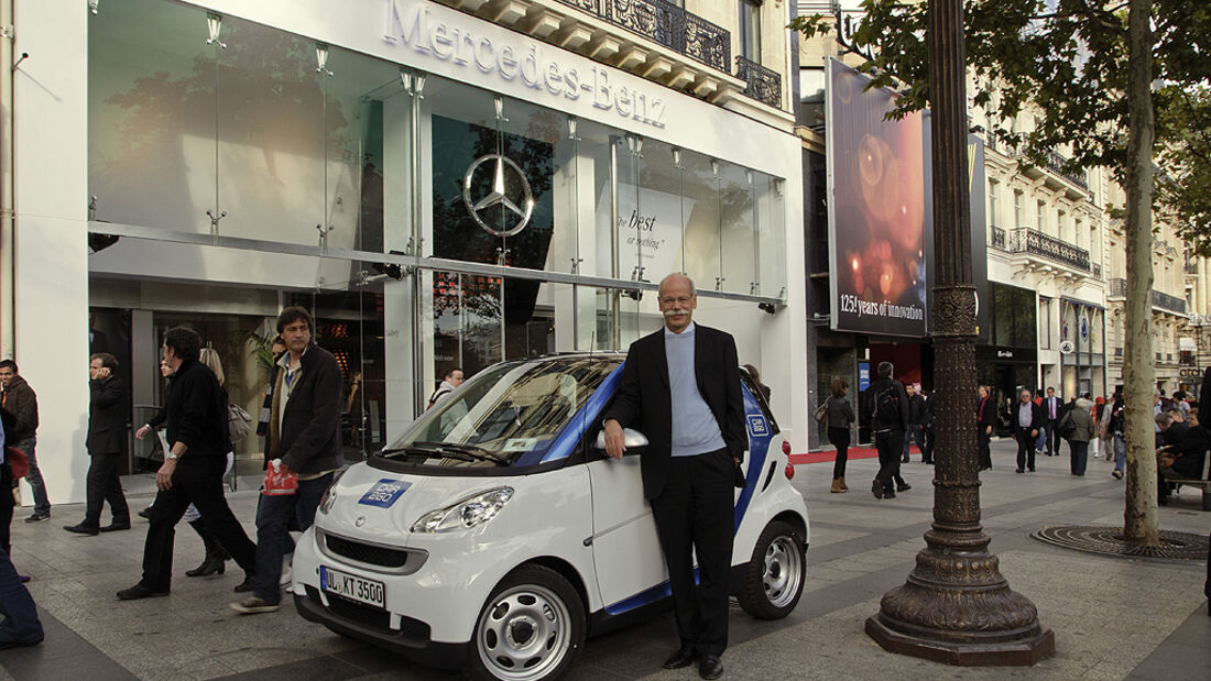 Dieter Zetsche, Smart, Pariser Autosalon 2010, 125 Jahre Automobil