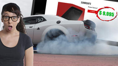 Dodge Challenger Demon 170 Sonnendach