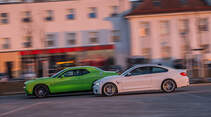 Dodge Challenger R/T, BMW M4 Coupé, Seitenansicht