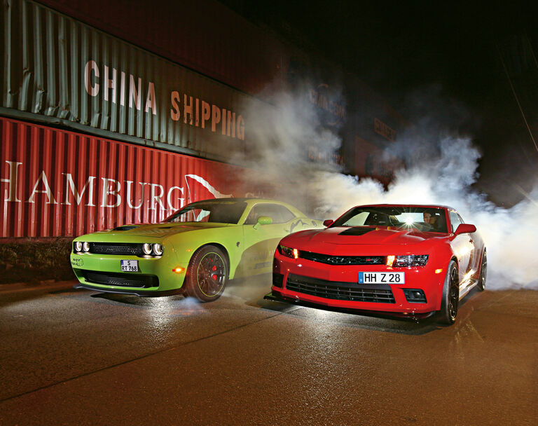 Dodge Challenger Srt Hellcat Geiger Camaro Z 28 Muscle