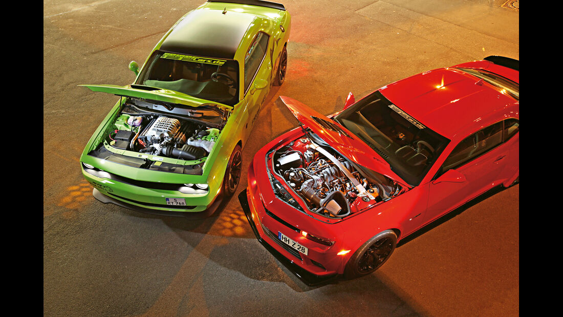 Dodge Challenger SRT Hellcat, Geiger-Camaro Z/28, Motoren