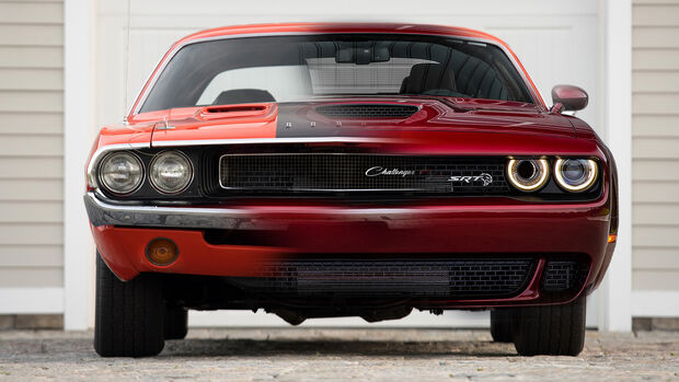 Dodge Challenger alt neu Collage Retusche Zwei