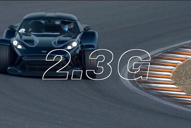 Donkervoort F22 Weltrekord Querbeschleunigung