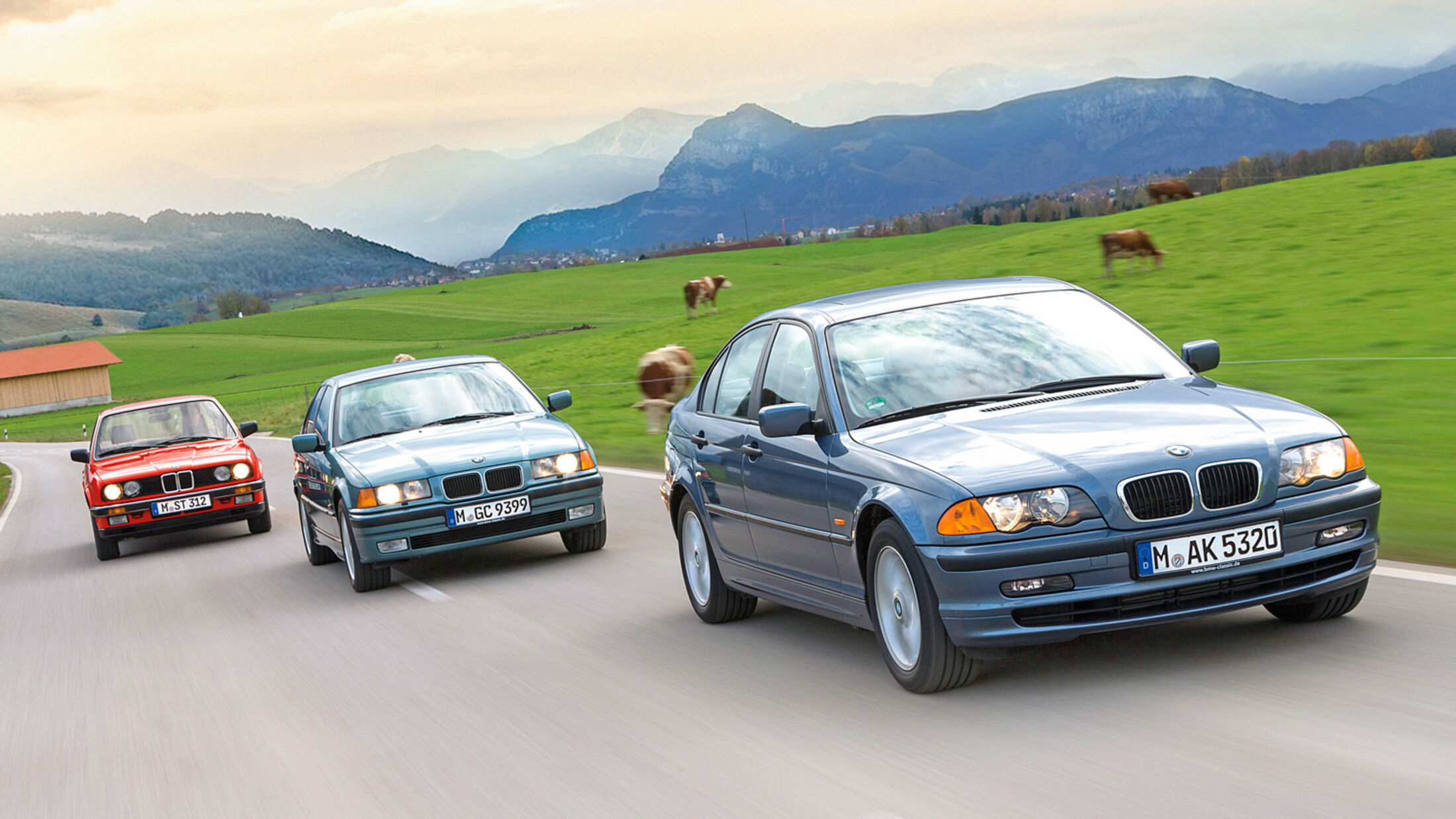 Drei Generationen BMW 3er: Auf der Spur des Markenkerns