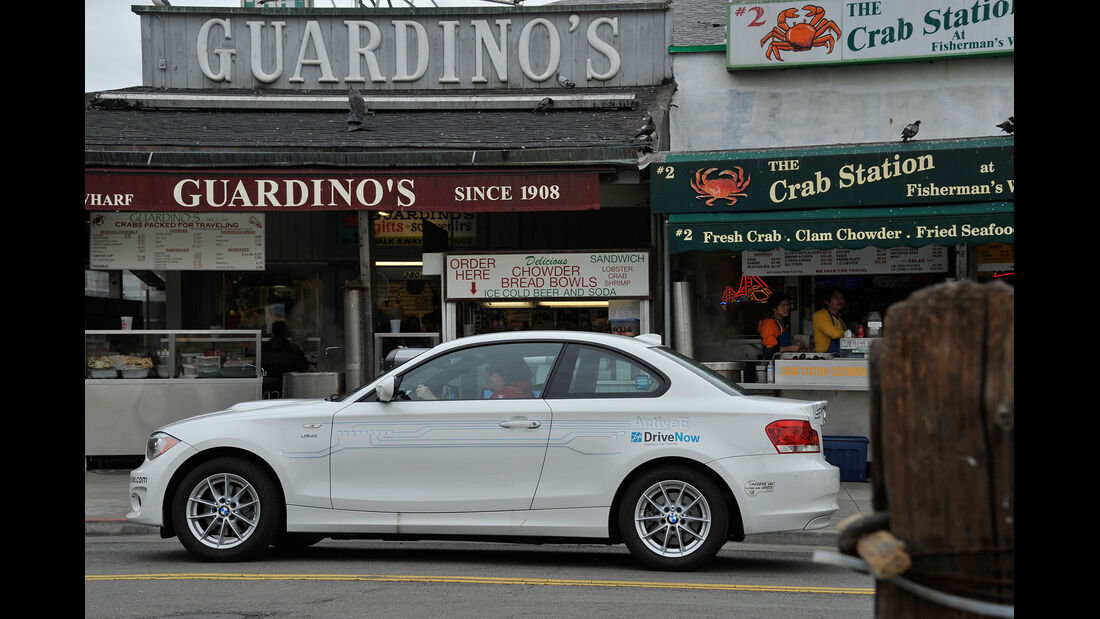 DriveNow, San Francisco, Impression, E-BMW