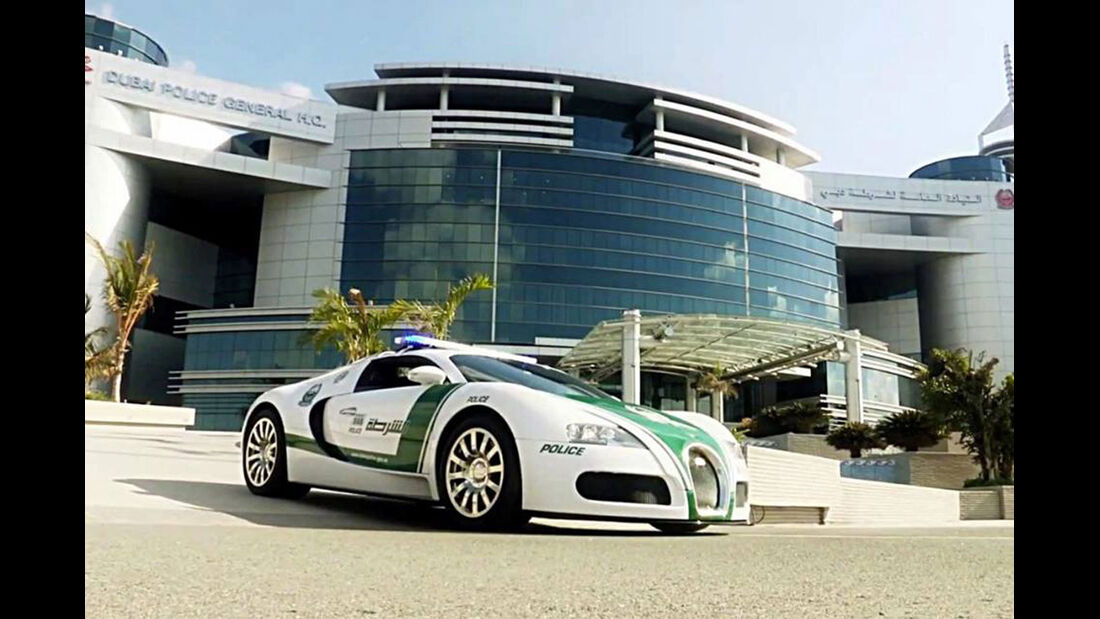 Dubai Police Cars - Polizeiautos Dubai - Bugatti Veyron