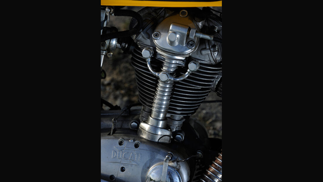 Ducati 350 Scrambler, Detail, Motor
