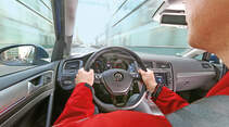 E-Golf, Cockpit, Fahrersicht