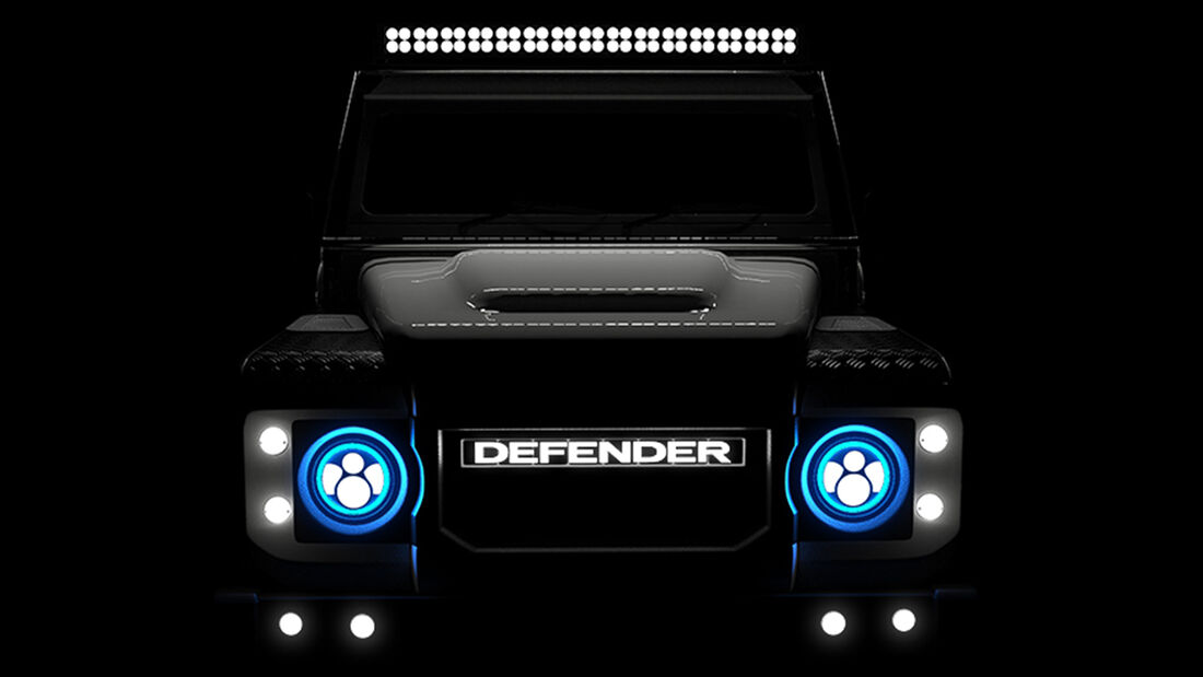 East Coast Defender Land Rover mit Tesla-Elektroantrieb