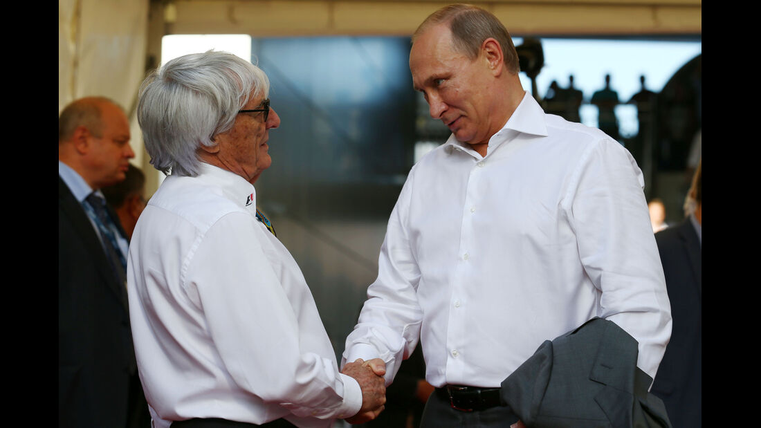 Ecclestone & Putin - GP Russland 2014
