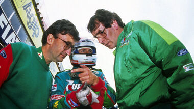 Eddie Jordan, Andrea de Cesaris & Gary Anderson - Jordan - 1991