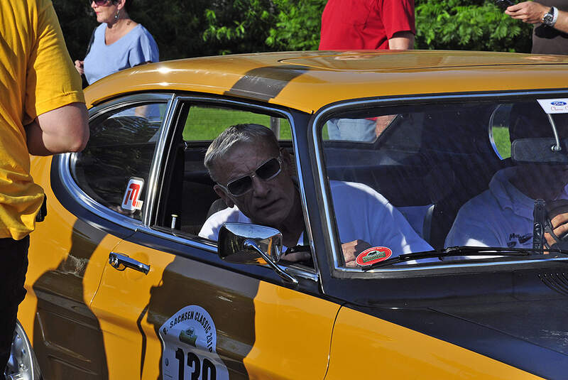 Ede Geyer im Ford Capri