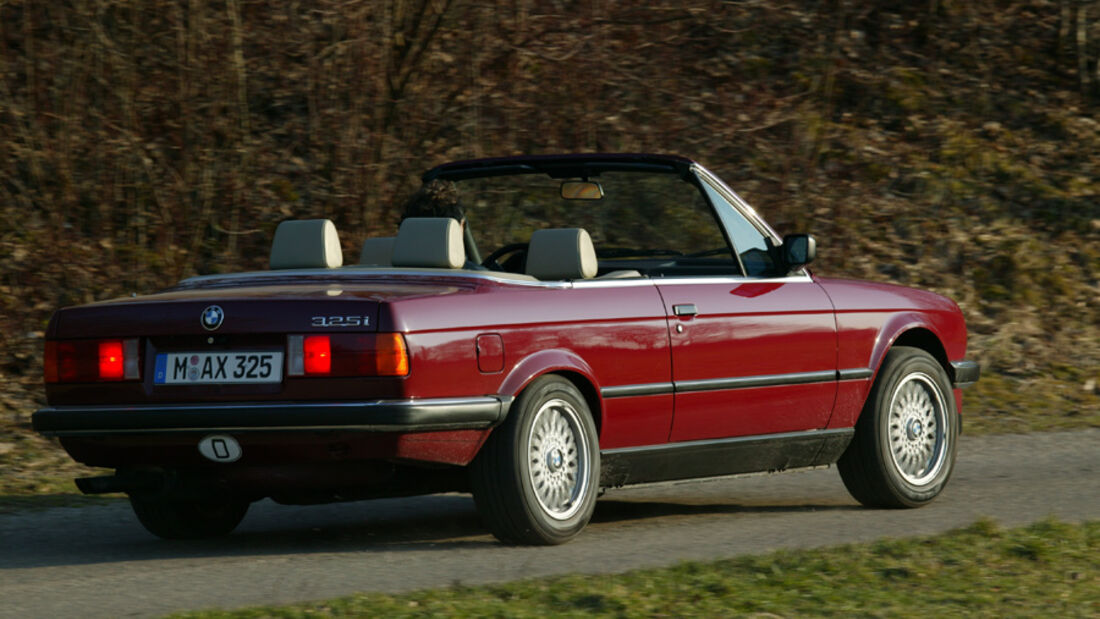 Einkaufsführer, BMW E30 Cabrio, Heck