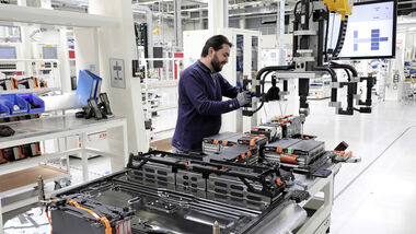 Elektroauto Batterie Produktion VW