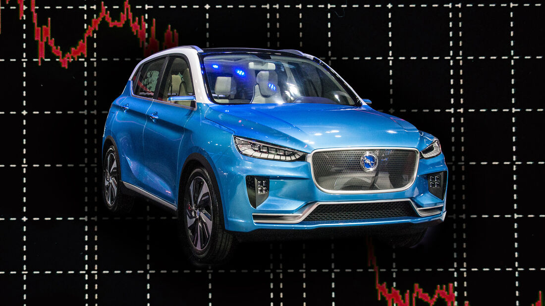 Elektroautos China Boom Markt Absatz Rückgang Einbruch