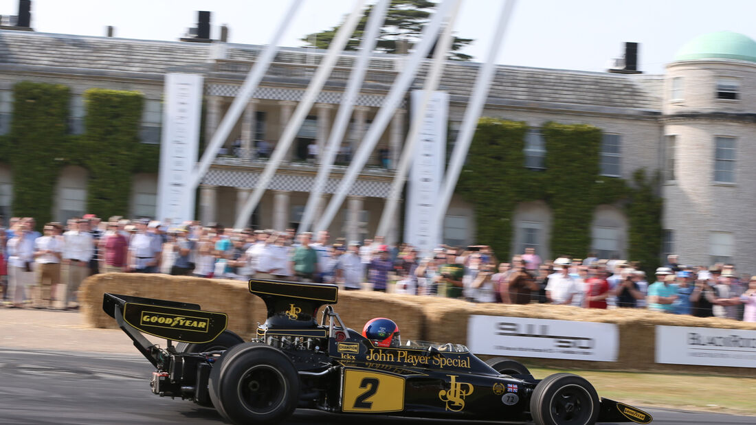 Emerson Fittipaldi - Lotus 72E - Goodwood 2013