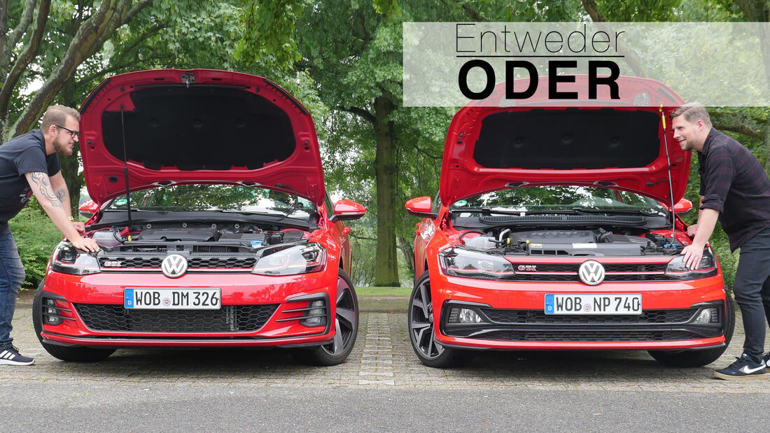 Entweder ODER VW Golf GTI Polo GTI Vergleich Aufmacher