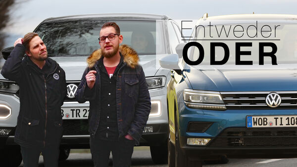 Entweder ODER Vergleich VW T-Roc Tiguan SUV