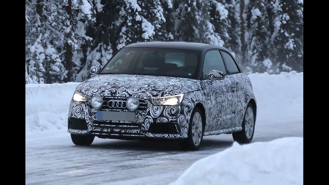 Erlkönig Audi A1/S1 Facelift