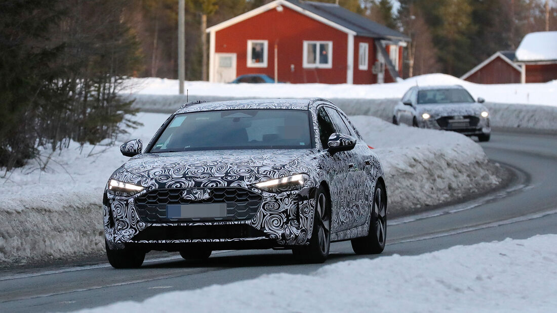 Erlkönig Audi A4 Avant Front