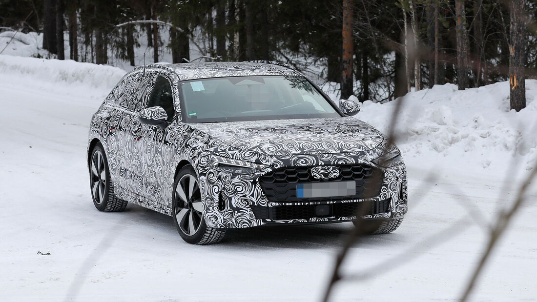 Erlkönig Audi A4 Avant Front