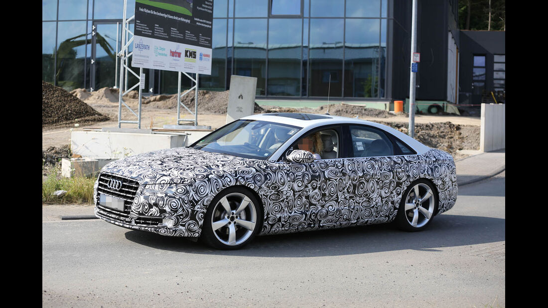 Erlkönig Audi A8 Facelift