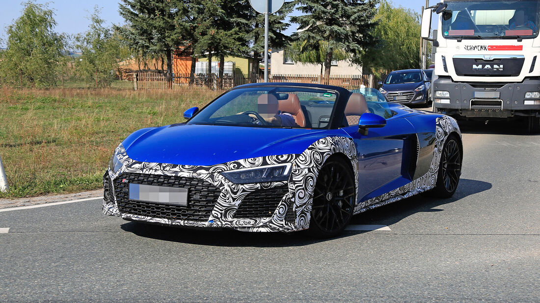 Erlkönig Audi R8 Spyder