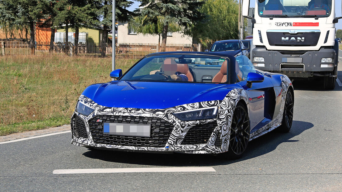 Erlkönig Audi R8 Spyder