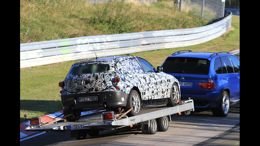 Erlkönig BMW 1er Unfall
