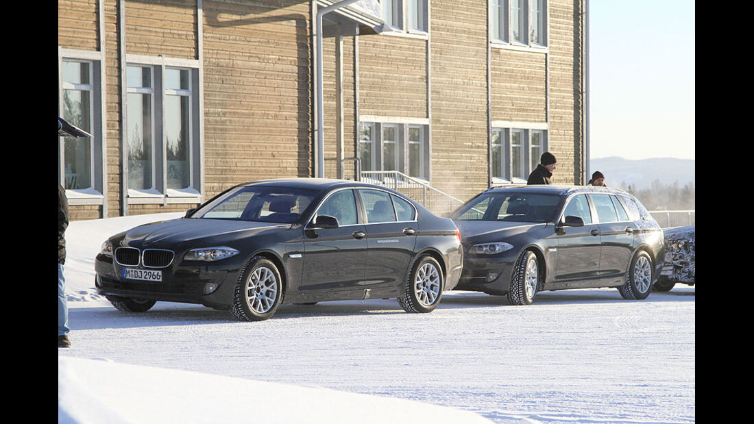 Erlkönig BMW 5er Limousine + Touring