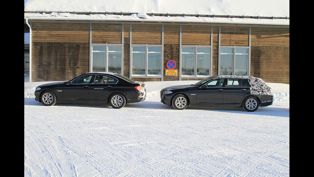 Erlkönig BMW 5er Limousine + Touring