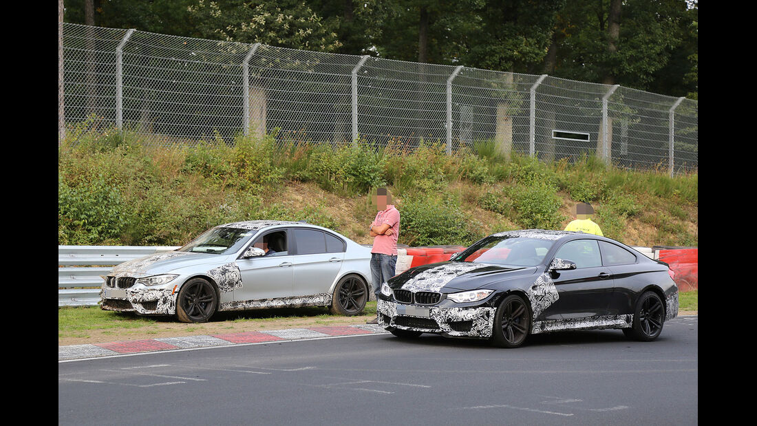 Erlkönig BMW M3 Crash
