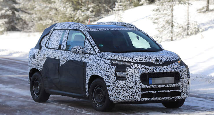 Erlkönig Citroen C3 Picasso Nachfolger
