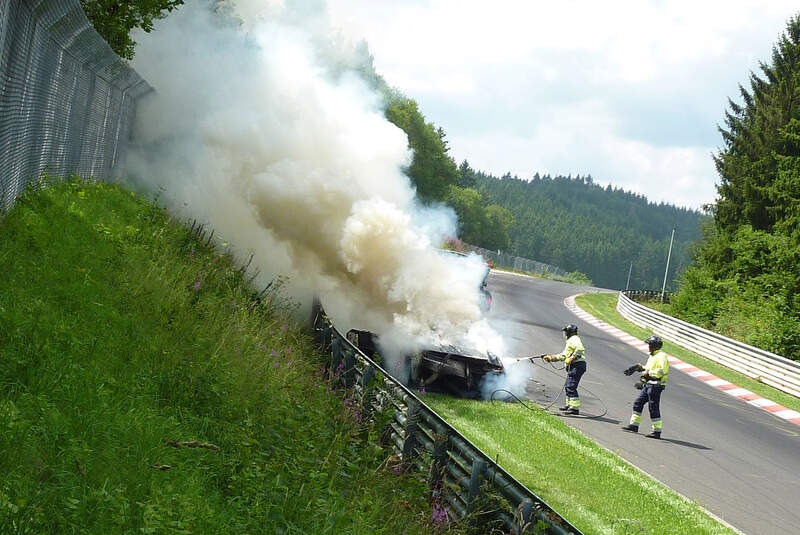 Erlkönig Honda NSX Feuer