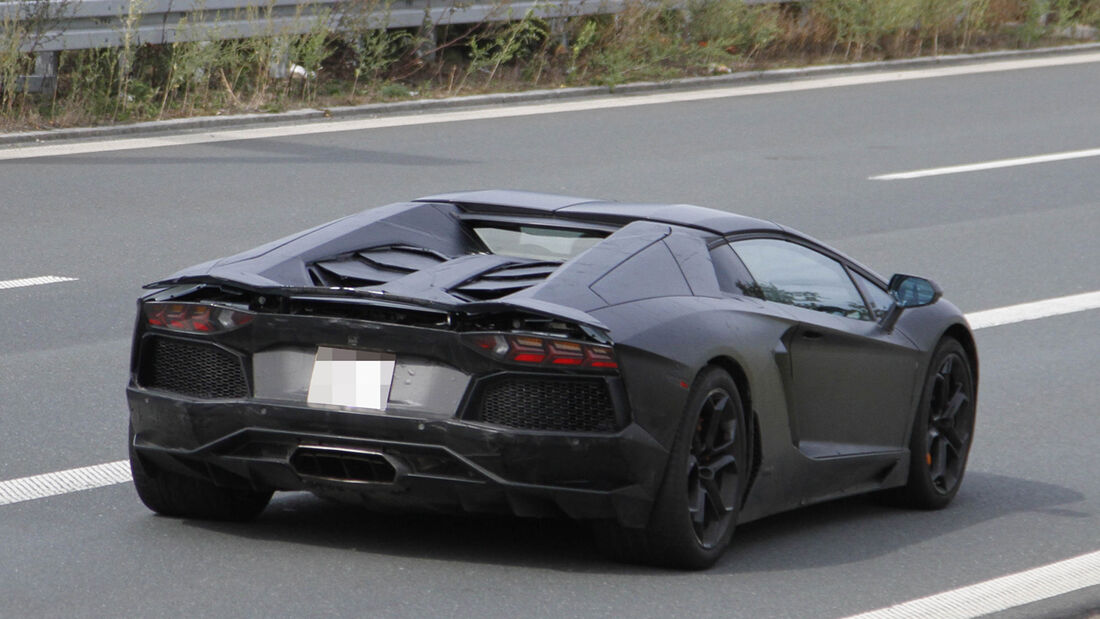 Erlkönig Lamborghini Aventador Roadster