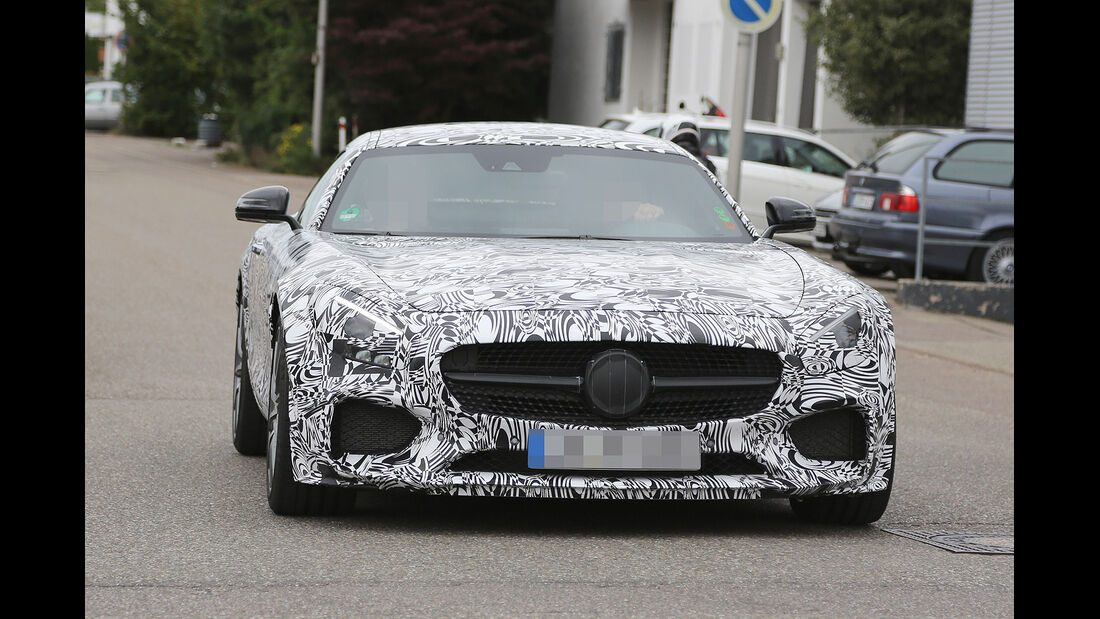 Erlkönig Mercedes AMG GT Spoiler