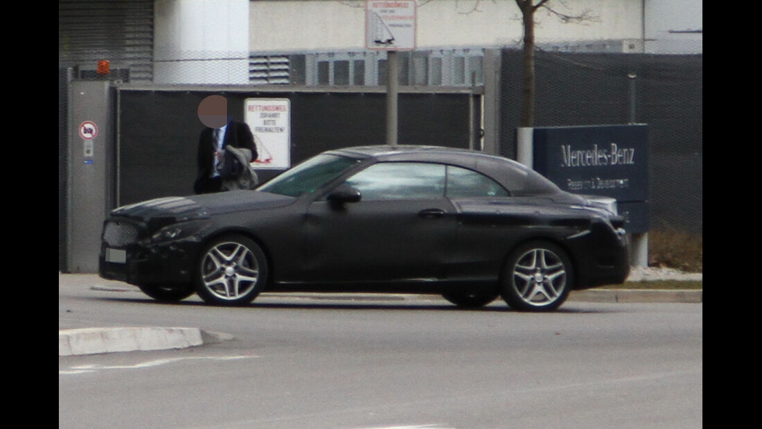 Erlkönig Mercedes C-Klasse Cabrio