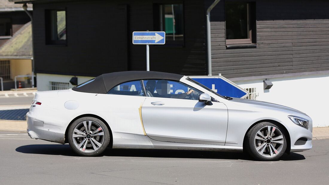 Erlkönig Mercedes S-Klasse Cabrio