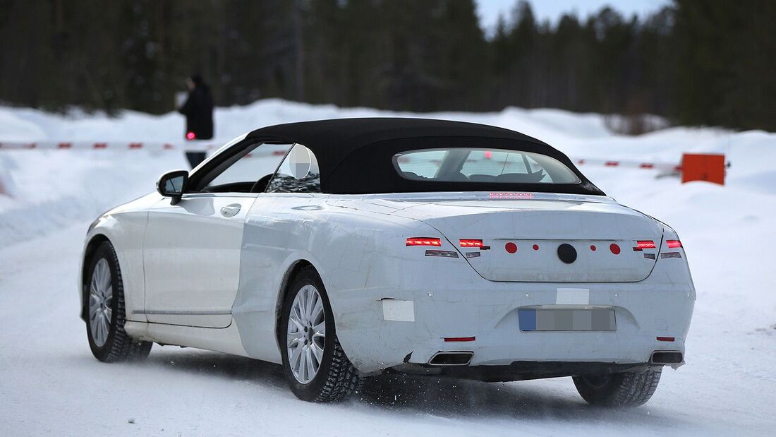 Erlkönig Mercedes S-Klasse Cabrio