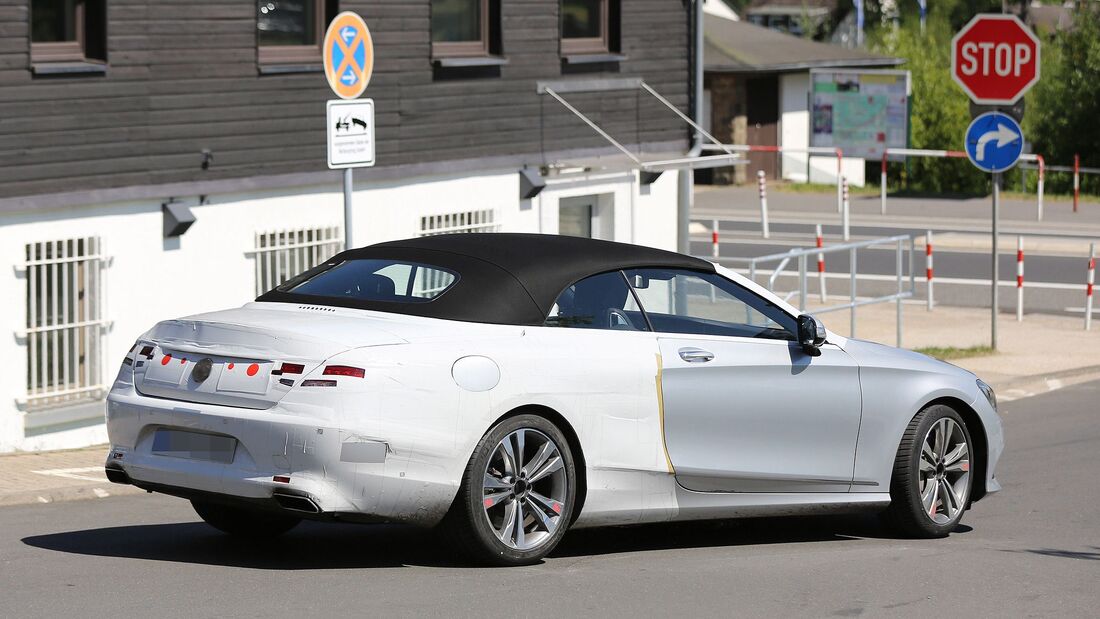 Erlkönig Mercedes S-Klasse Cabrio