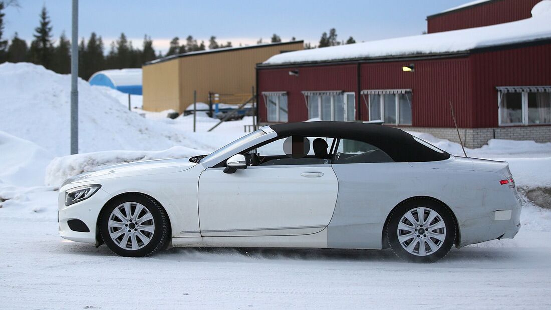 Erlkönig Mercedes S-Klasse Cabrio