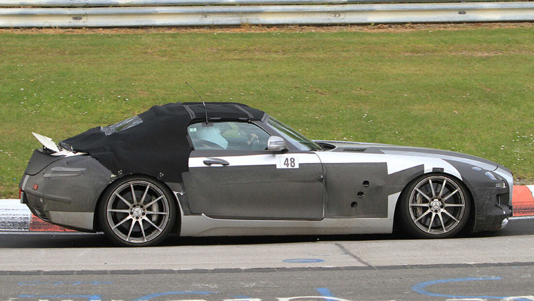 Erlkönig Mercedes SLS AMG Roadster