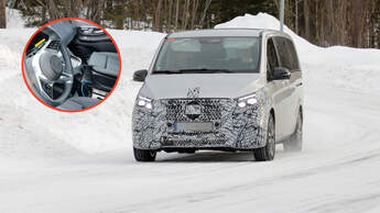 Erlkönig Mercedes V-Klasse Facelift Heck